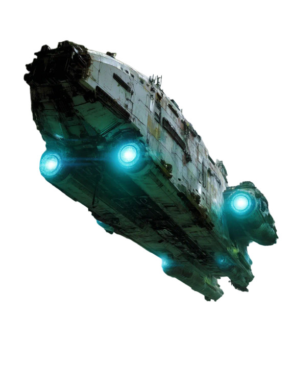 Hyper-Detailed Spacecraft Vinyl Car Decal Sticker – Waterproof & UV-Resistant 8"