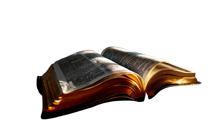 Illuminated Bible Vinyl Car Decal Sticker – Waterproof & UV-Resistant 8"