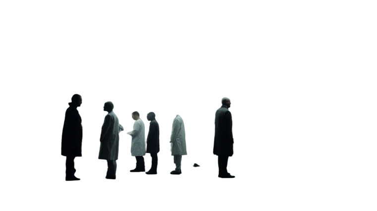 Futuristic Hospital Scan Vinyl Car Decal Sticker – Waterproof & UV-Resistant 8"