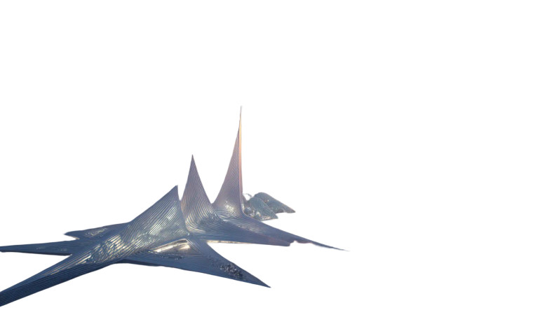 Celestial Floating Observatory Vinyl Car Decal Sticker – Waterproof & UV-Resistant 8"