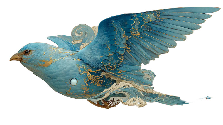 Mythical Peng Bird Vinyl Car Decal Sticker – Waterproof & UV-Resistant 8"