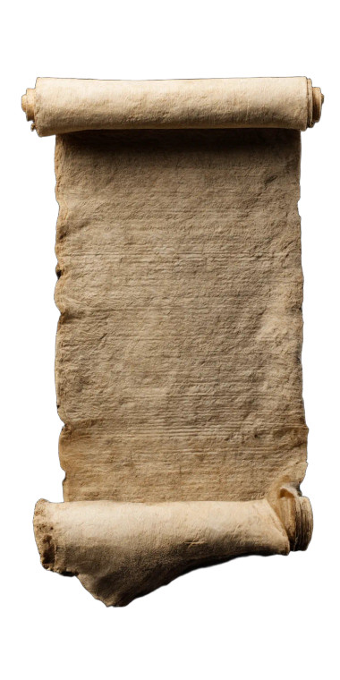 Ancient Scroll Vinyl Car Decal Sticker – Waterproof & UV-Resistant 8"