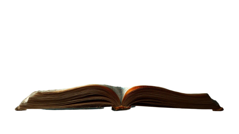 Magical Open Book Vinyl Car Decal Sticker – Waterproof & UV-Resistant 8"