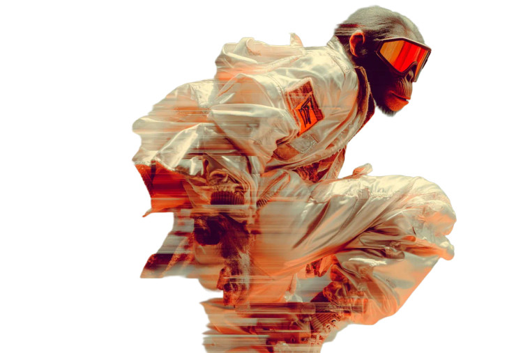 Chimpanzee In Suit Vinyl Car Decal Sticker – Waterproof & UV-Resistant 8" Chimpanzee In Suit Vinyl Car Decal Sticker – Waterproof & UV-Resistant 8"