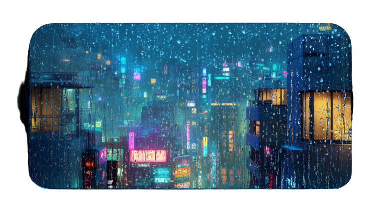 Neon Rain Window Vinyl Car Decal Sticker – Waterproof & UV-Resistant 8" Neon Rain Window Vinyl Car Decal Sticker – Waterproof & UV-Resistant 8"