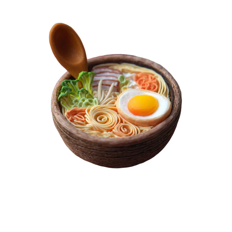 Miniature Ramen Vinyl Car Decal Sticker – Waterproof & UV-Resistant 8"