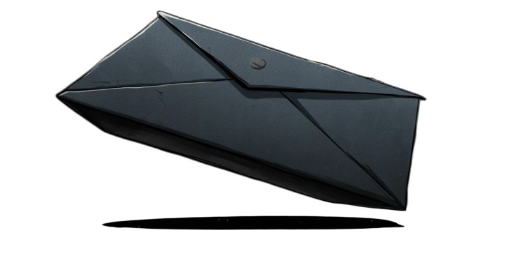 Flying Envelope Vinyl Car Decal Sticker – Waterproof & UV-Resistant 8"