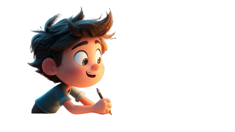 Child'S Monster Drawing Vinyl Car Decal Sticker – Waterproof & UV-Resistant 8"