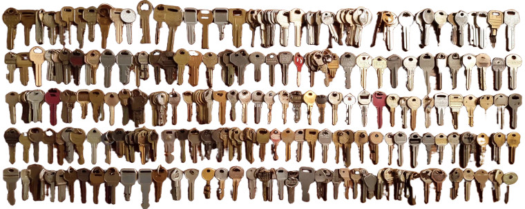 Many Keys Vinyl Car Decal Sticker – Waterproof & UV-Resistant 8"