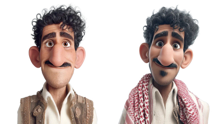 Pixar Style Yemeni Vinyl Car Decal Sticker – Waterproof & UV-Resistant 8"