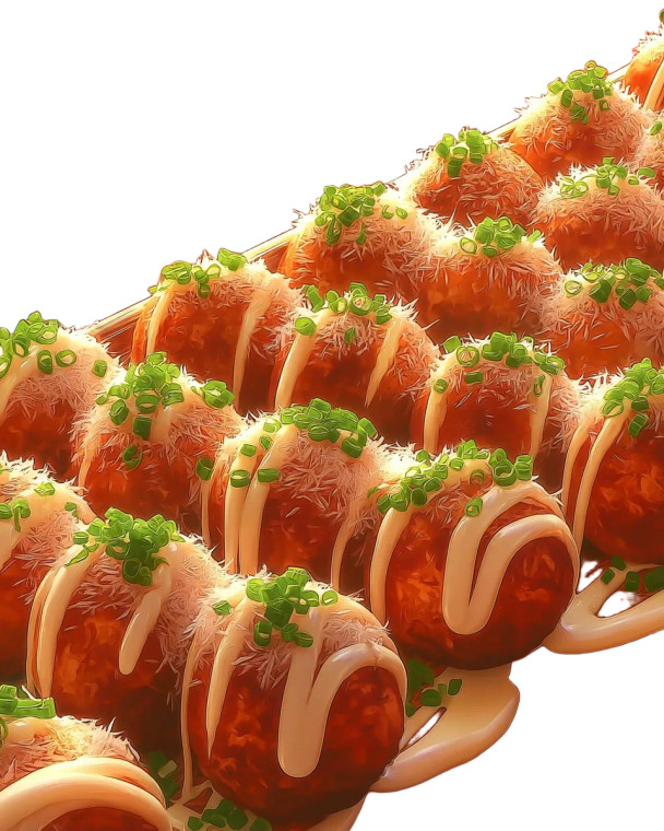 Fresh Takoyaki Plate Vinyl Car Decal Sticker – Waterproof & UV-Resistant 8"