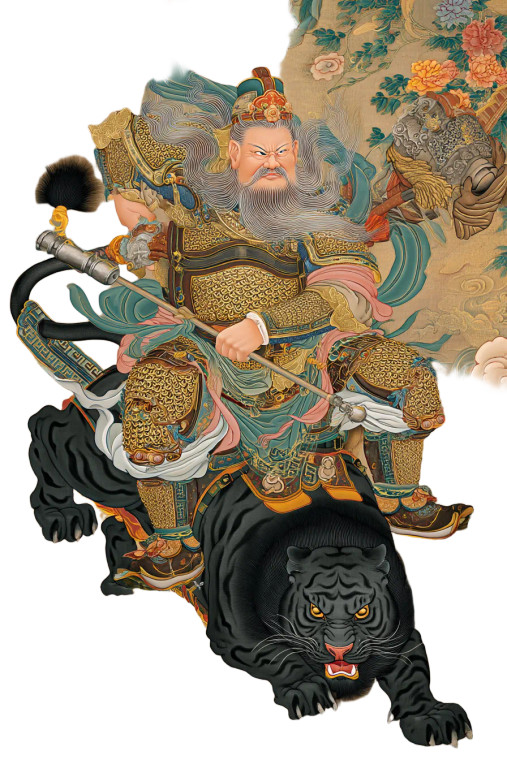 Martial God Of Wealth V2 Vinyl Car Decal Sticker – Waterproof & UV-Resistant 8"