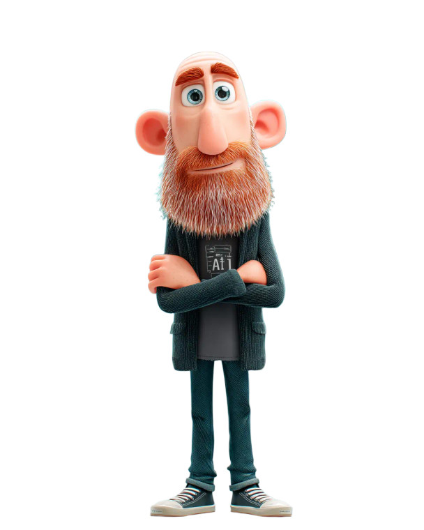 Ai Consultant Pixar Vinyl Car Decal Sticker – Waterproof & UV-Resistant 8"