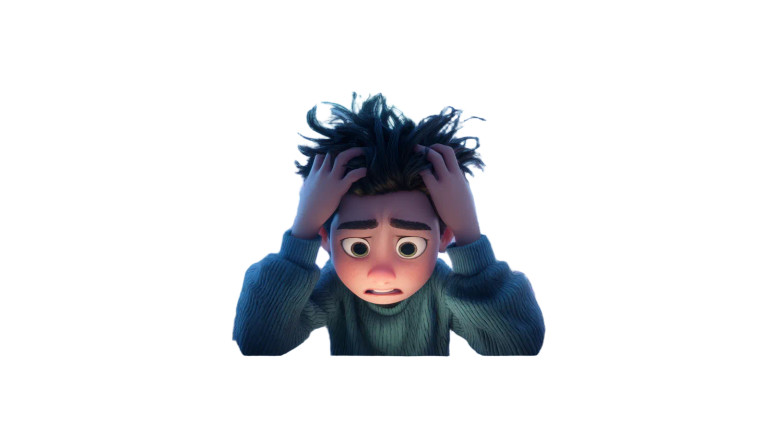 Frustrated Digital Creator Vinyl Car Decal Sticker – Waterproof & UV-Resistant 8"