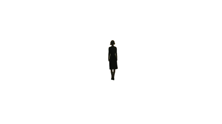 Female Ceo Contemplating Vinyl Car Decal Sticker – Waterproof & UV-Resistant 8"