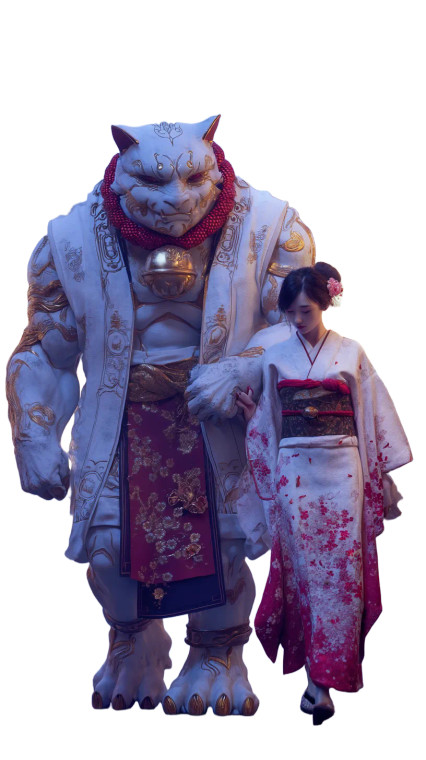 Divine Duo Kyoto Vinyl Car Decal Sticker – Waterproof & UV-Resistant 8"