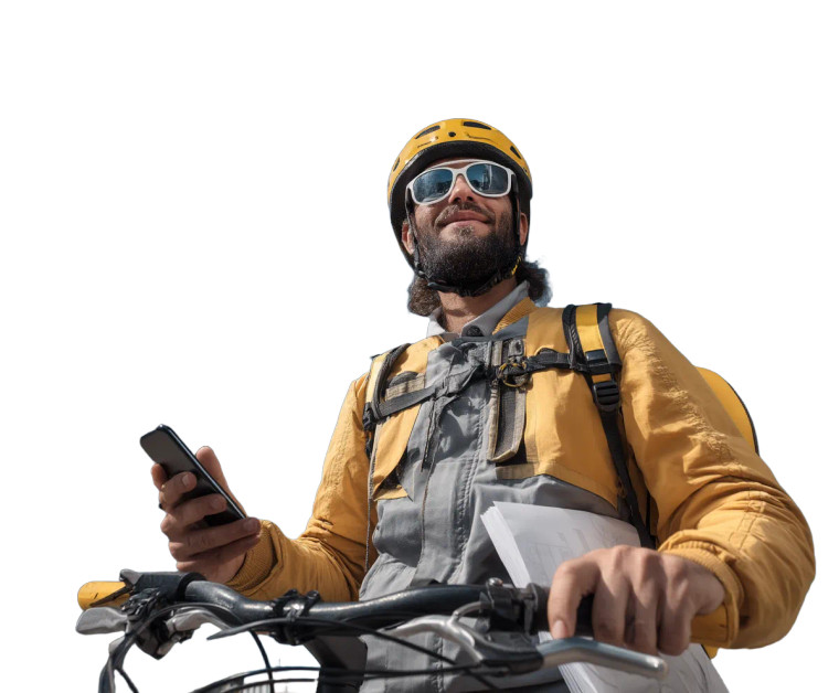 Happy Delivery Duo Vinyl Car Decal Sticker – Waterproof & UV-Resistant 8"