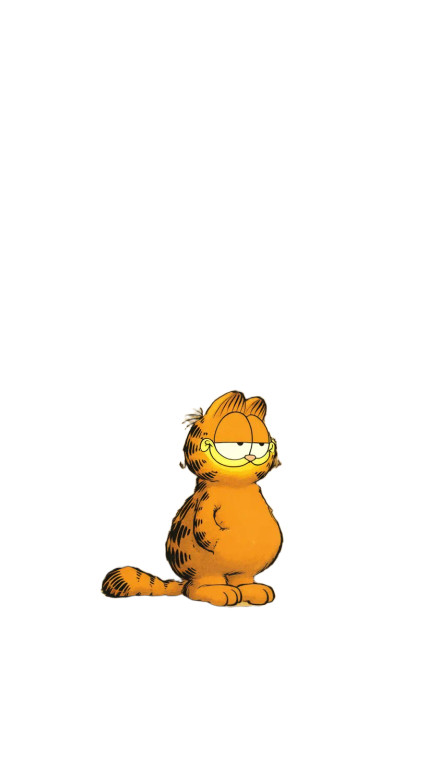 Garfield With Painting Vinyl Car Decal Sticker – Waterproof & UV-Resistant 8"