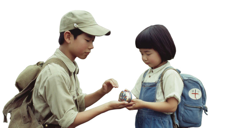 Post-War Siblings Vinyl Car Decal Sticker – Waterproof & UV-Resistant 8"