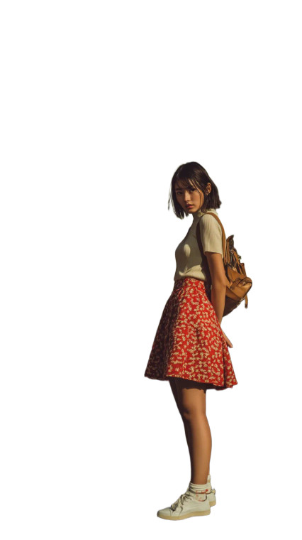 Japanese Beauty In Nagoya Vinyl Car Decal Sticker – Waterproof & UV-Resistant 8"