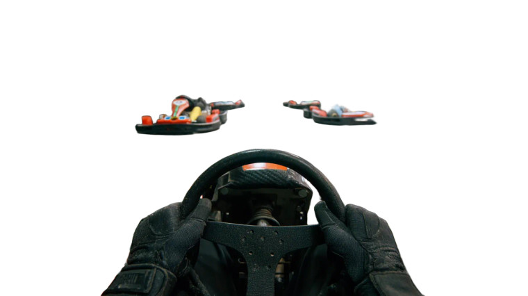 Indoor Karting Race Vinyl Car Decal Sticker – Waterproof & UV-Resistant 8"