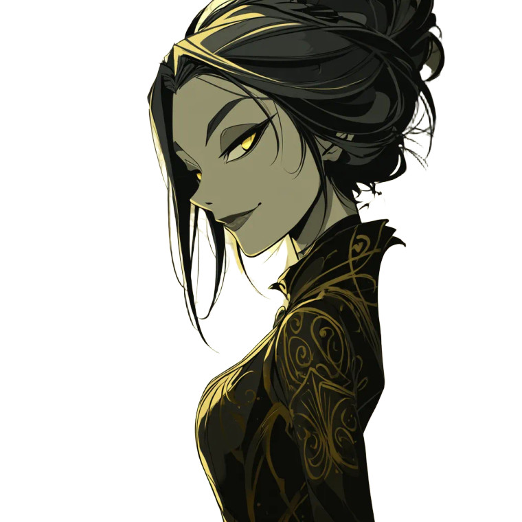 Goddess Of Glances Vinyl Car Decal Sticker – Waterproof & UV-Resistant 8"