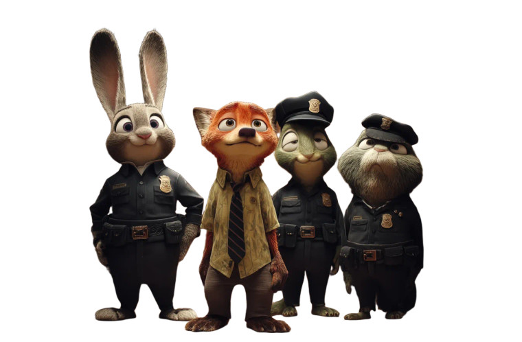 Pixar-Style Animated Scene Vinyl Car Decal Sticker – Waterproof & UV-Resistant 8"