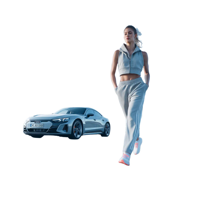 Sporty Lifestyle Scene Vinyl Car Decal Sticker – Waterproof & UV-Resistant 8"