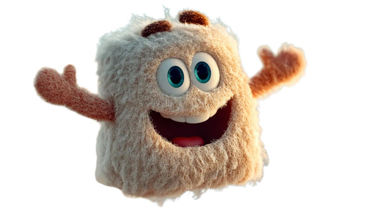 Joyful Cloud Character Vinyl Car Decal Sticker – Waterproof & UV-Resistant 8"