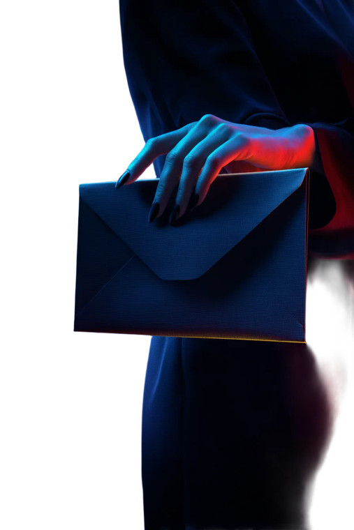 Neon-Lit Envelope Vinyl Car Decal Sticker – Waterproof & UV-Resistant 8"