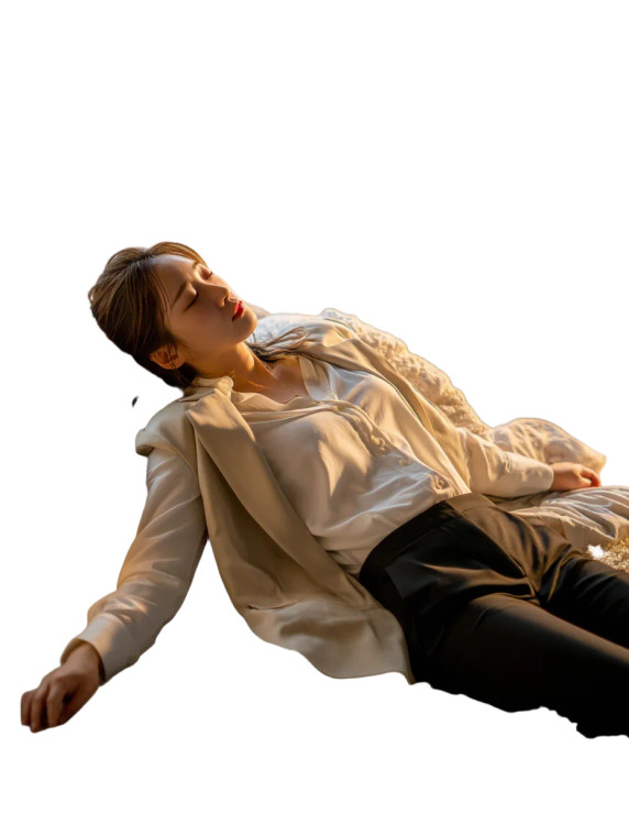 Tired Office Worker Vinyl Car Decal Sticker – Waterproof & UV-Resistant 8"