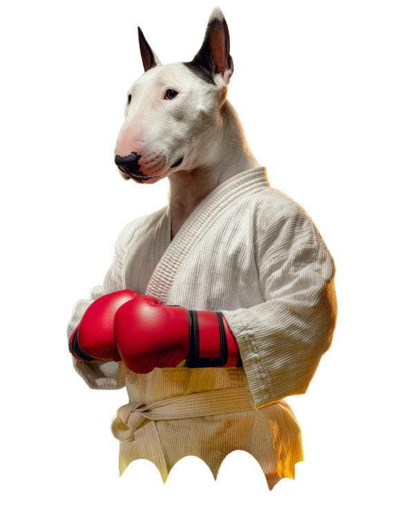 Mma Bull Terrier Vinyl Car Decal Sticker – Waterproof & UV-Resistant 8"