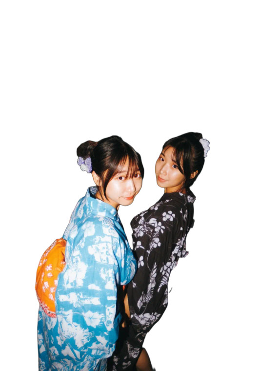 Kimono Women Fireworks Vinyl Car Decal Sticker – Waterproof & UV-Resistant 8"