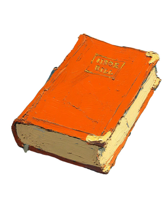 Vintage Bible Book Vinyl Car Decal Sticker – Waterproof & UV-Resistant 8"