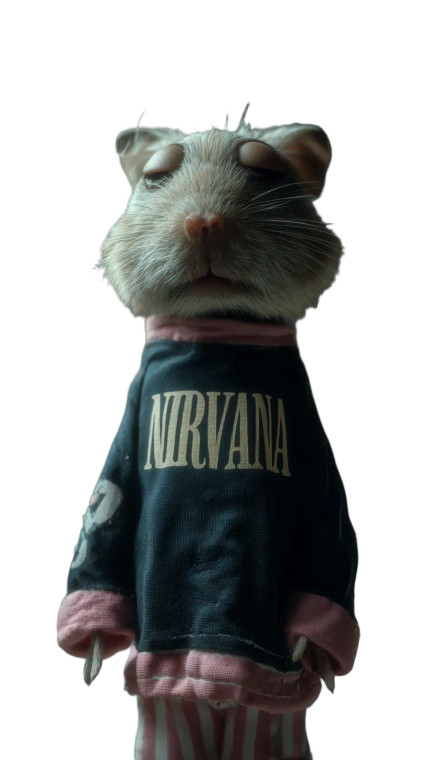 Sarcastic Hamster Close-Up Vinyl Car Decal Sticker – Waterproof & UV-Resistant 8"