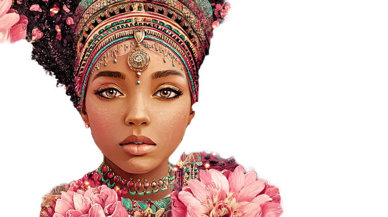 Egyptian Beauty Vinyl Car Decal Sticker – Waterproof & UV-Resistant 8"