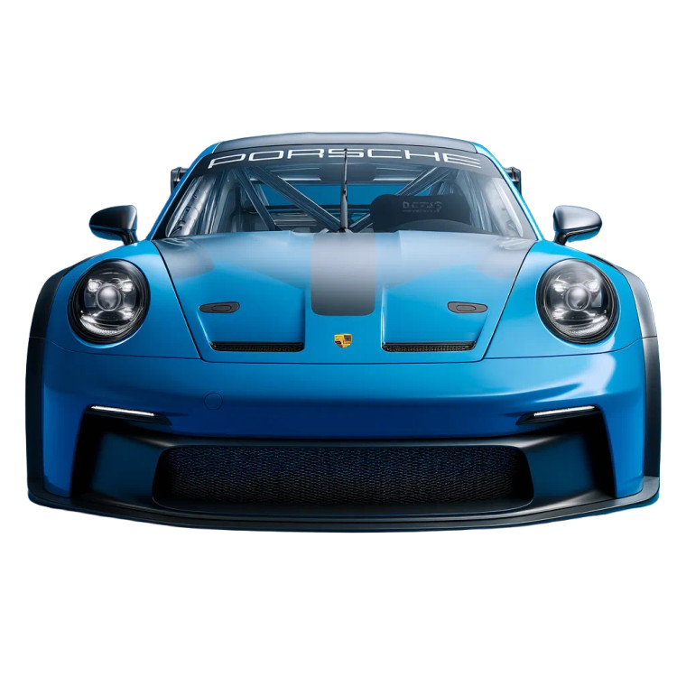 Porsche Gt3 Rs Vinyl Car Decal Sticker – Waterproof & UV-Resistant 8"