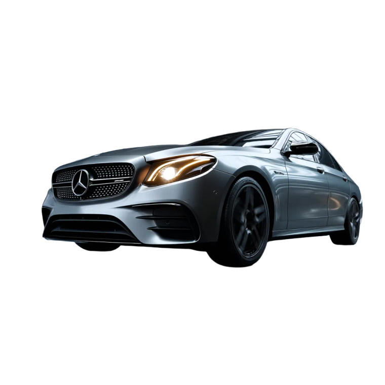 Speeding Mercedes-Benz Vinyl Car Decal Sticker – Waterproof & UV-Resistant 8"