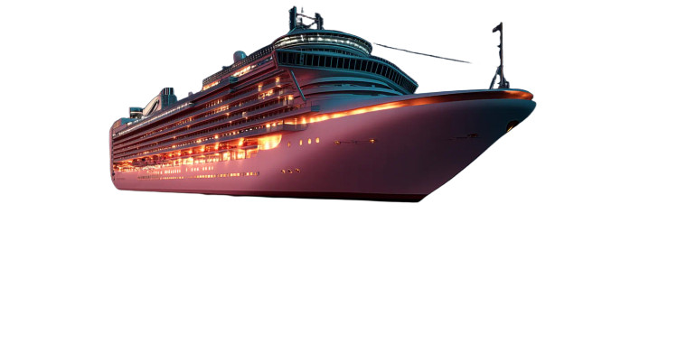 Cruise Ship Vinyl Car Decal Sticker – Waterproof & UV-Resistant 8"