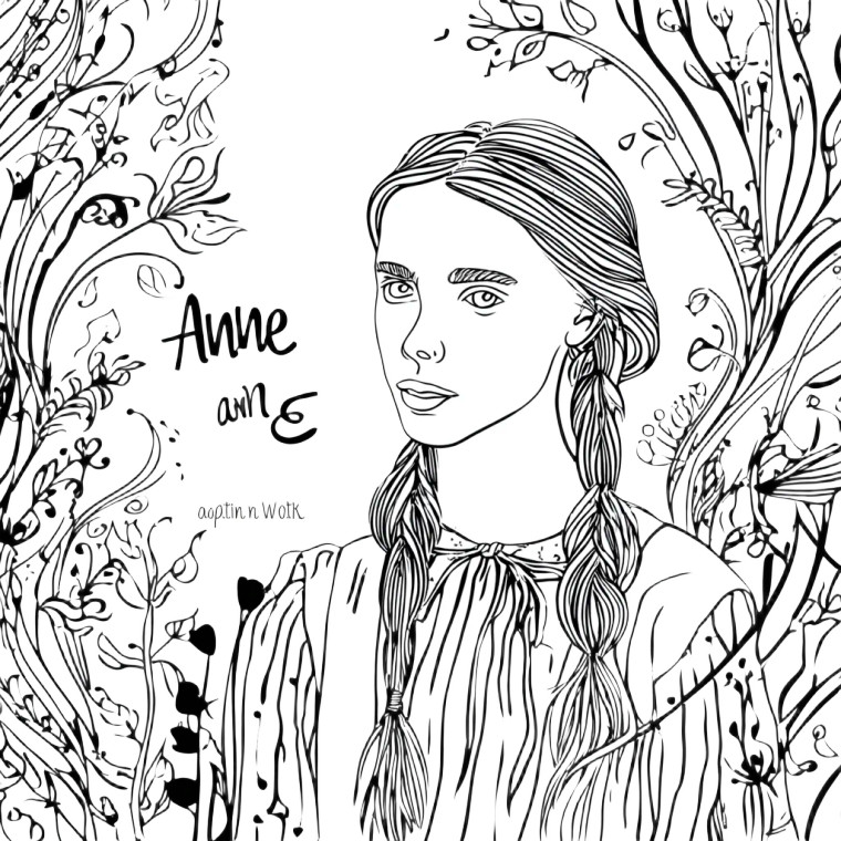 Anne With An E Vinyl Car Decal Sticker – Waterproof & UV-Resistant 8"