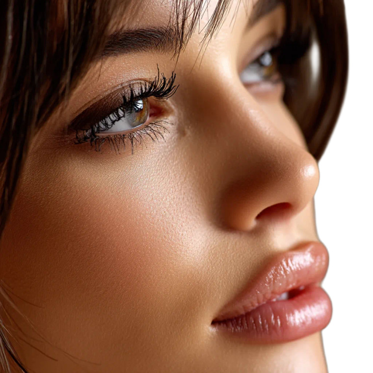 Close-Up Lips Nose Vinyl Car Decal Sticker – Waterproof & UV-Resistant 8"