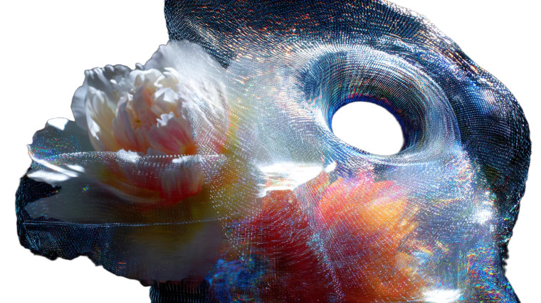 Holographic Cosmic Figure Vinyl Car Decal Sticker – Waterproof & UV-Resistant 8"