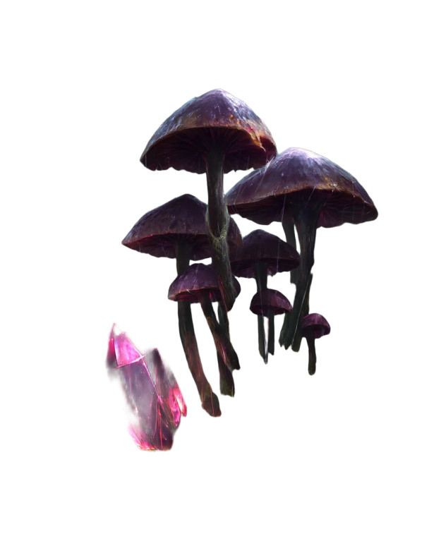 Mystical Forest Gem Vinyl Car Decal Sticker – Waterproof & UV-Resistant 8"