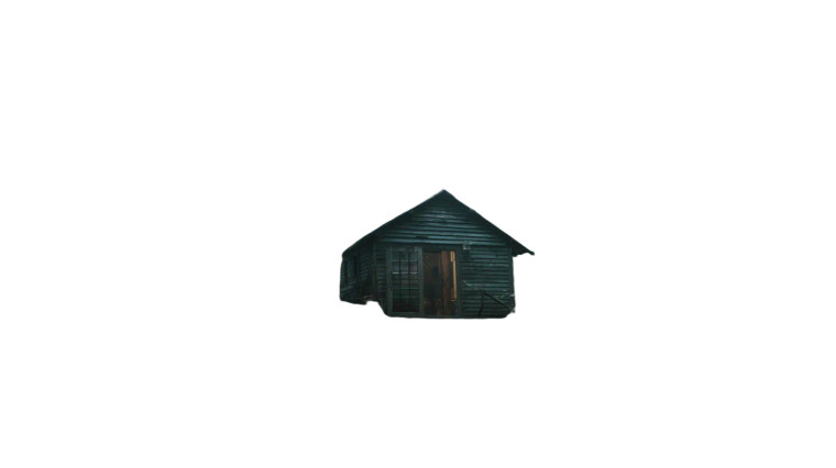Mysterious Forest Cabin Vinyl Car Decal Sticker – Waterproof & UV-Resistant 8"