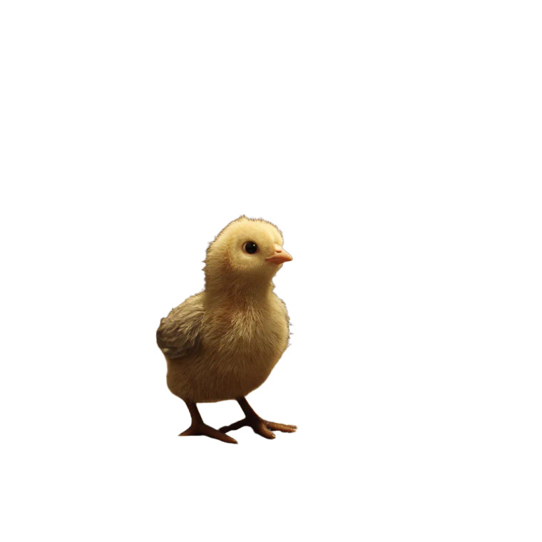 Sad Little Chick Vinyl Car Decal Sticker – Waterproof & UV-Resistant 8"