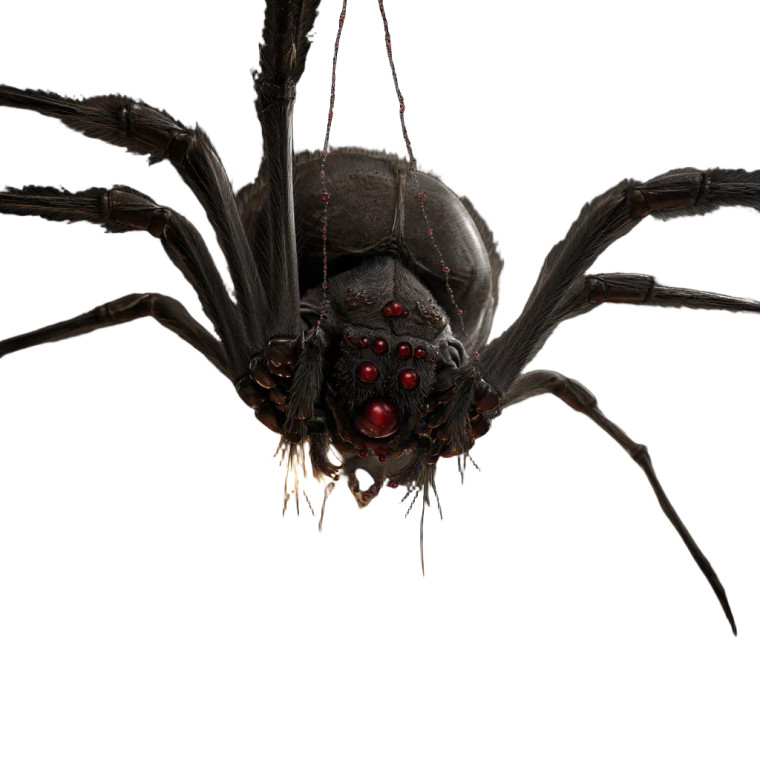 Gigantic Mutated Spider Vinyl Car Decal Sticker – Waterproof & UV-Resistant 8"