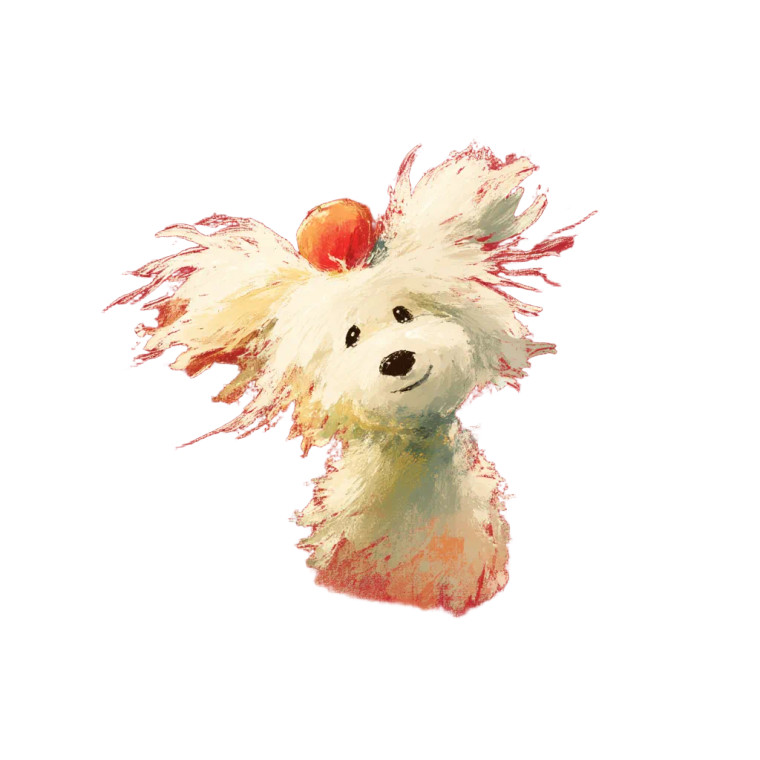Smiling Bichon Frise Vinyl Car Decal Sticker – Waterproof & UV-Resistant 8"