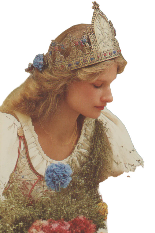 Medieval Queen Vinyl Car Decal Sticker – Waterproof & UV-Resistant 8"