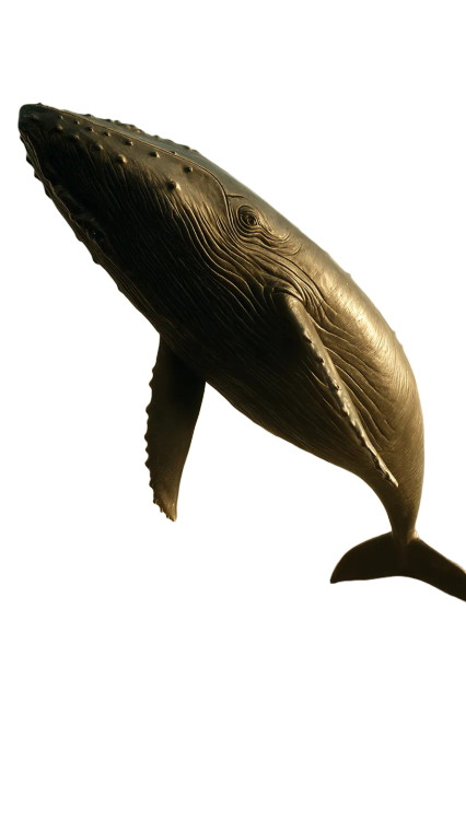 Sky Whale Over Steampunk City Vinyl Car Decal Sticker – Waterproof & UV-Resistant 8"