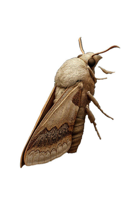 Luminous Moth Fantasy Vinyl Car Decal Sticker – Waterproof & UV-Resistant 8"